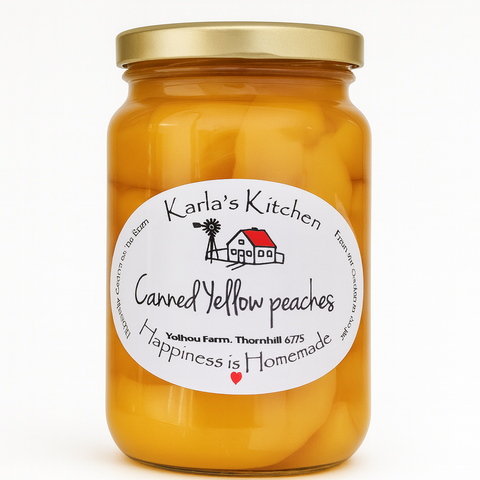 Canned Yellow Peaches