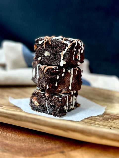 Dark Chocolate & Pecan Brownies (6 pack Freshly Frozen)