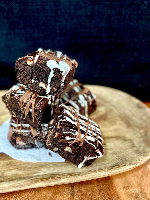 Dark Chocolate & Pecan Brownies (6 pack Freshly Frozen)