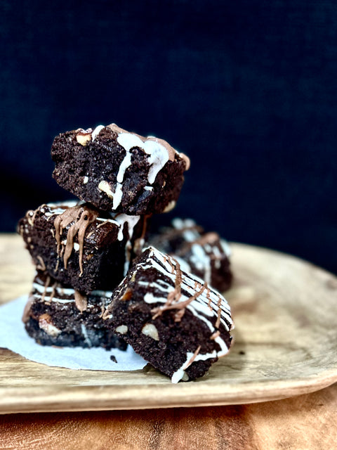 Dark Chocolate & Pecan Brownies (6 pack Freshly Frozen)